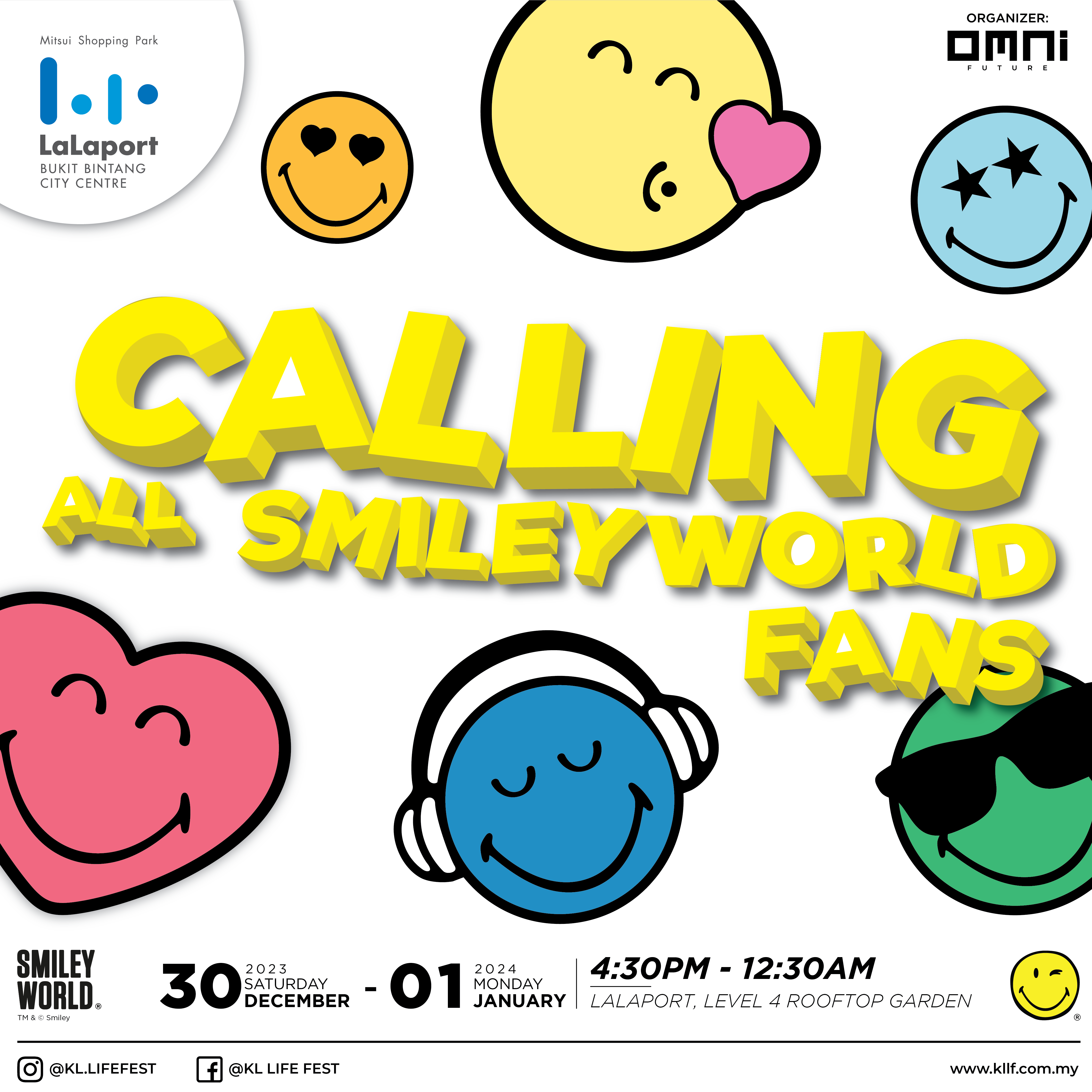 SmileyWorld New Year Eve Countdown 2023 @ Lalaport BBCC