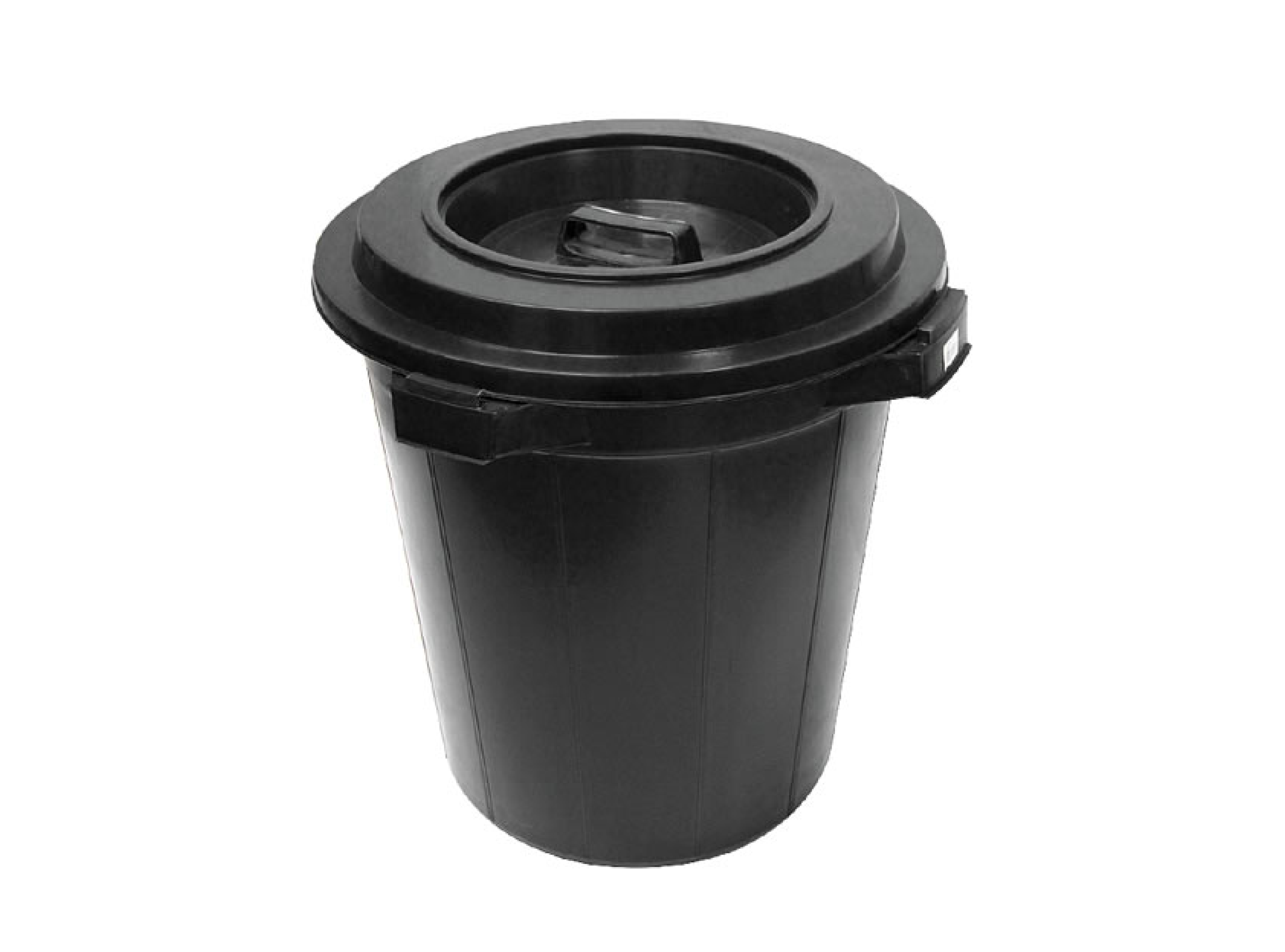BLACK FIBRE DUSTBIN