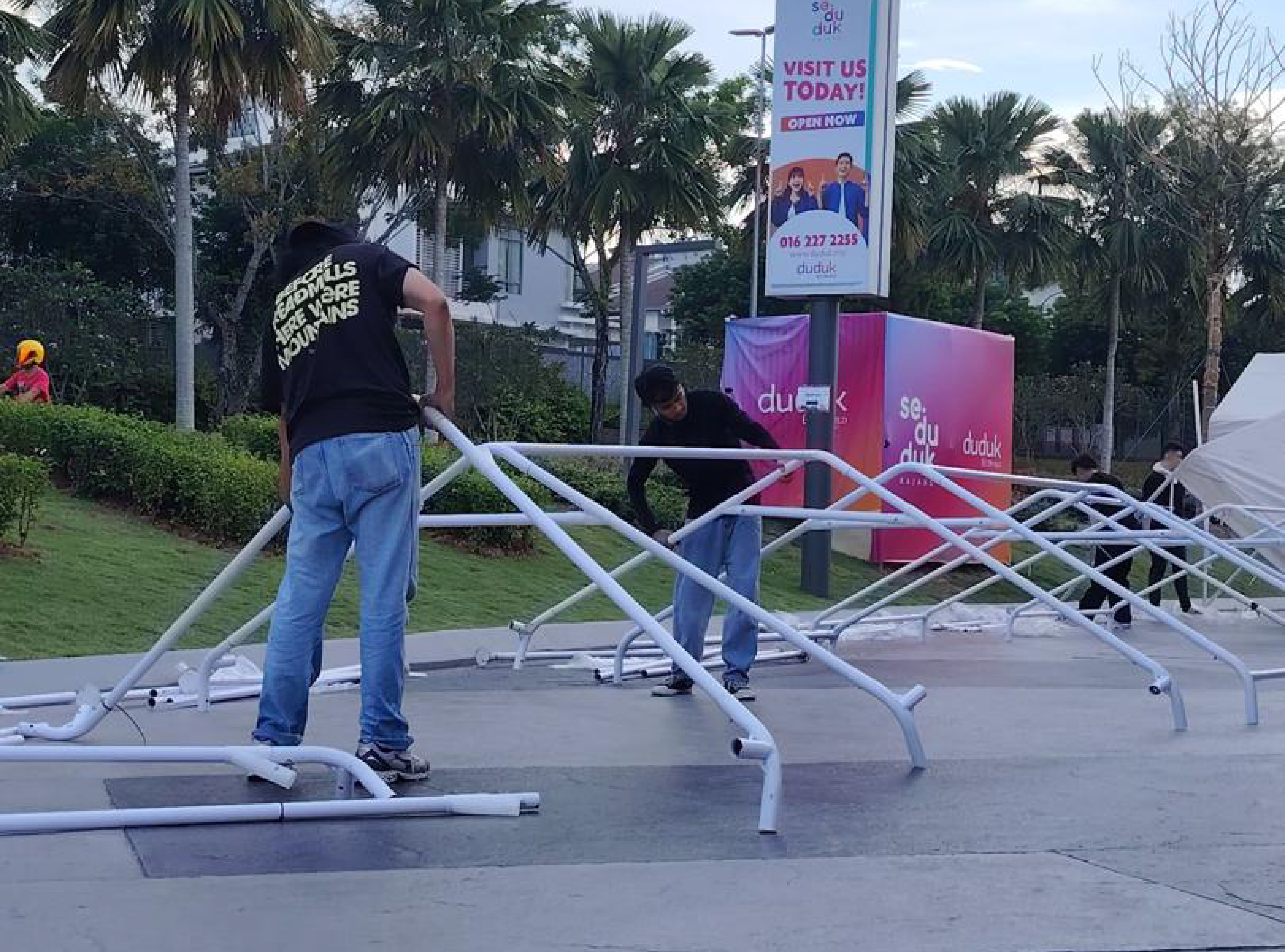 SET UP CREW & DISMANTLE CREW