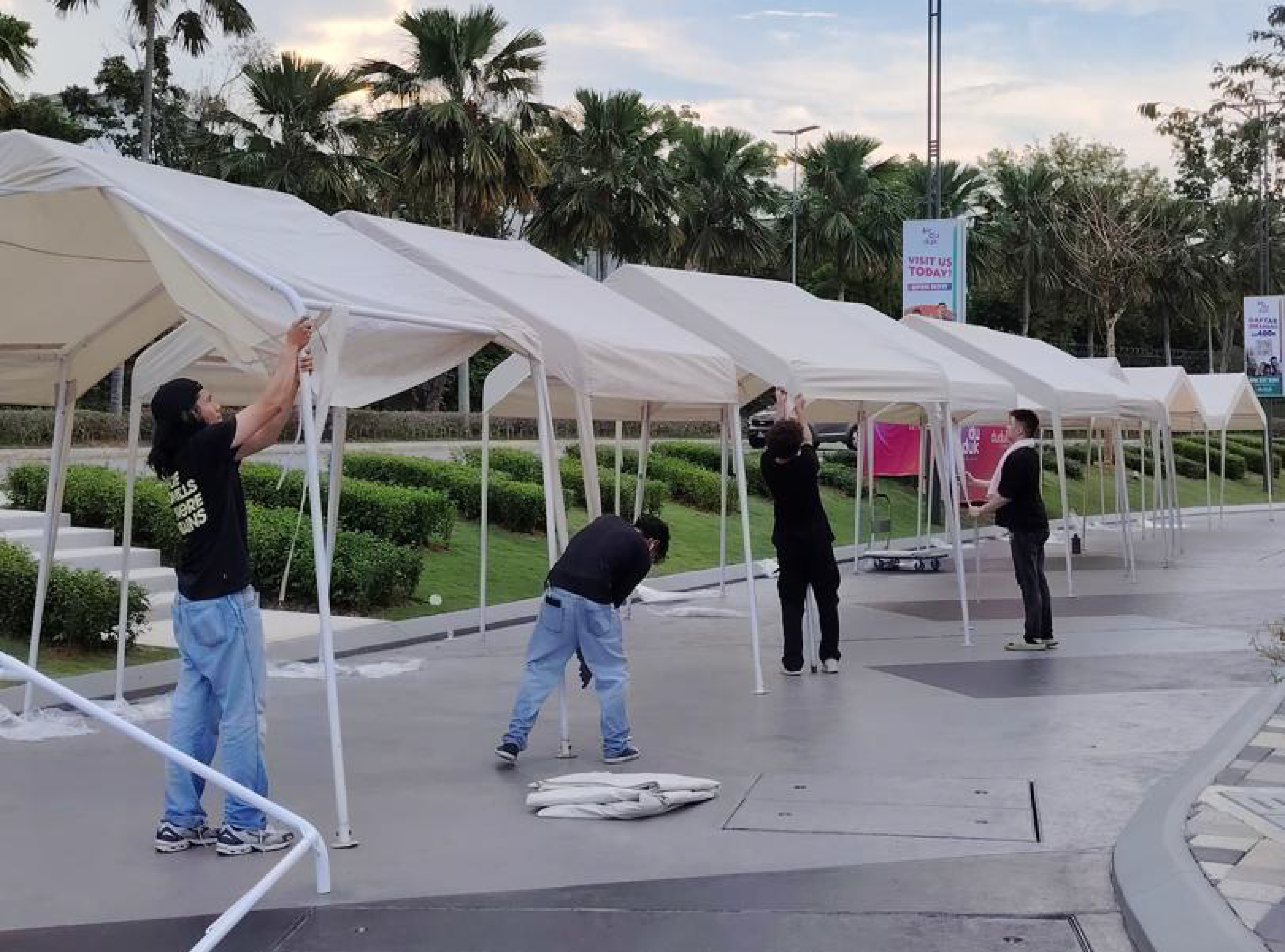 SET UP CREW & DISMANTLE CREW