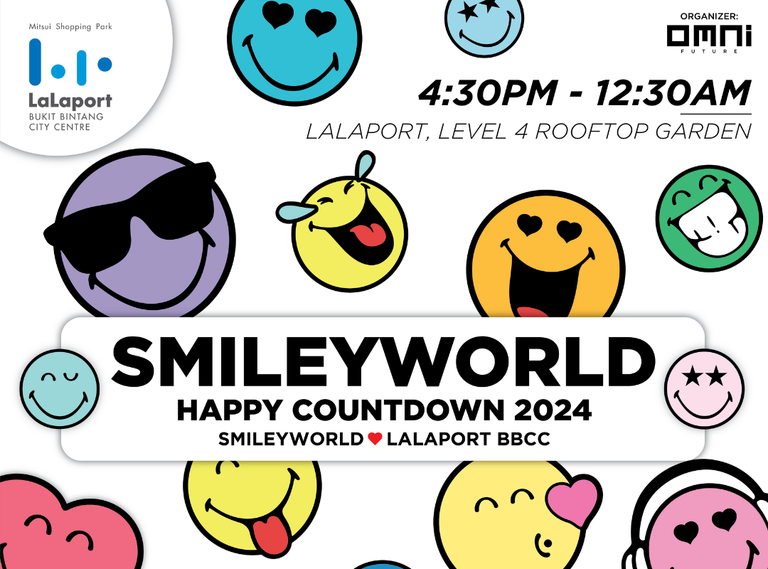 SmileyWorld New Year Eve Countdown 2023 @ Lalaport BBCC