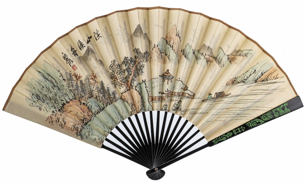 CHINESE FAN CALLIGRAPHY